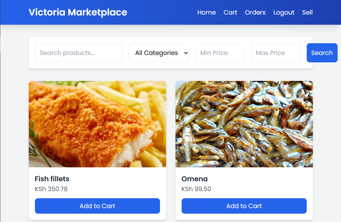 E-Commerce Platform Screenshot